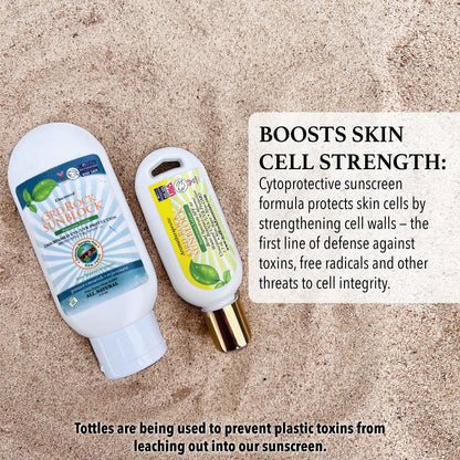 3rd Rock Essentials Sunblock SPF 35 | All Natural Organic Zinc Sunscreen (3.3 oz) – 3 Pack