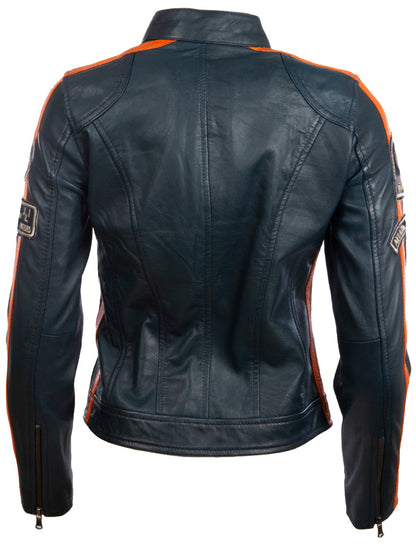 QOOC Women's Racing Biker - Navy Blue