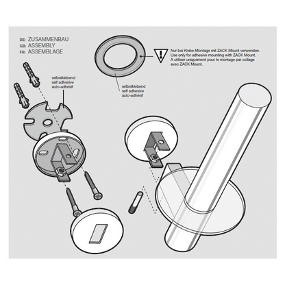 Zack Scala Polished Stainless Steel Spare Toilet Roll Holder - Premium Bathroom Organisation