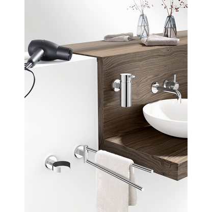 Zack Scala Polished Stainless Steel Hairdryer Holder - Premium Bathroom Organisation