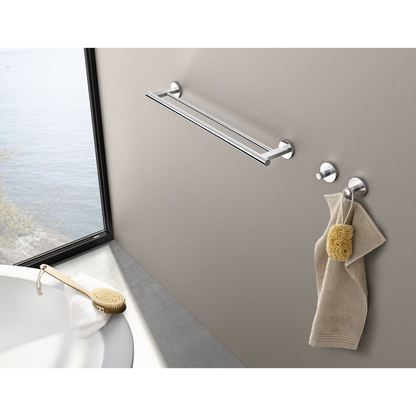 Zack Scala Polished Stainless Steel Towel Hook - Premium Bathroom Organisation