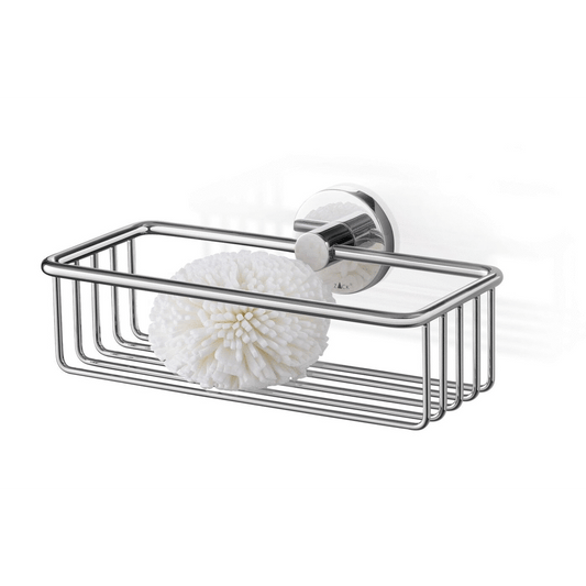 Zack Scala Shower Basket — Mirror Polished Stainless Steel