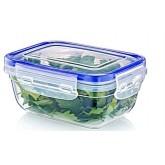 400ml Rectangular Clear Food Storage Container with Sealing Lid