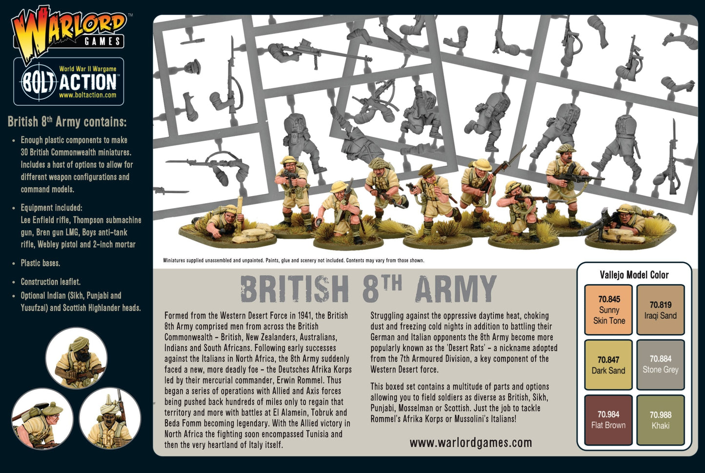Bolt Action - British 8th Army Infantry