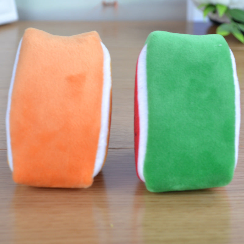 Plush Triangle Fruit Coin Purse