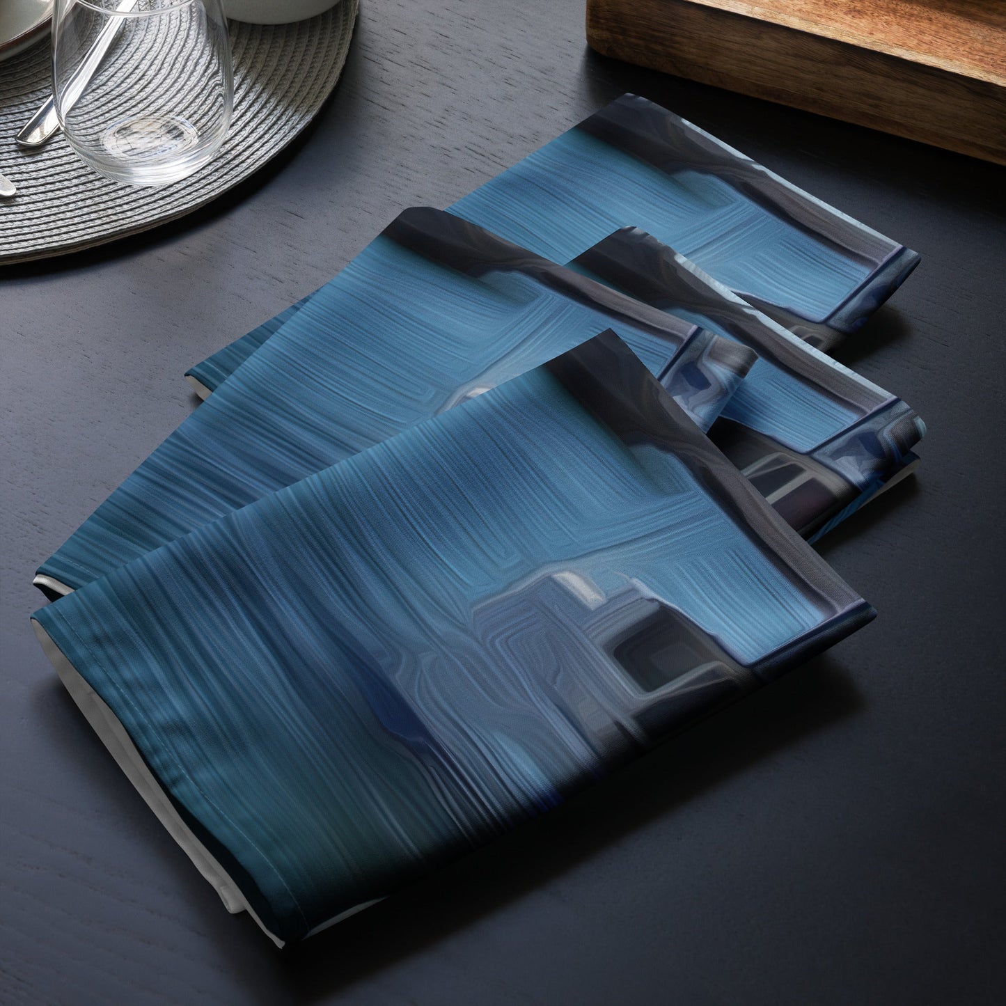 The Sleeping Yachts (at Morning) - Cloth Napkin Set