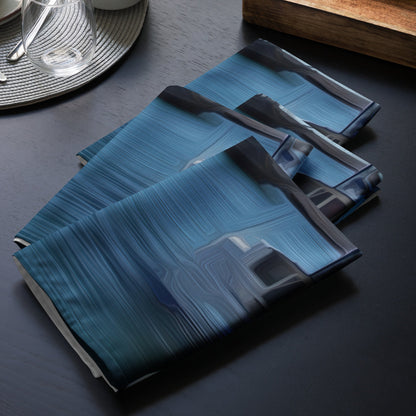 The Sleeping Yachts (at Morning) - Cloth Napkin Set