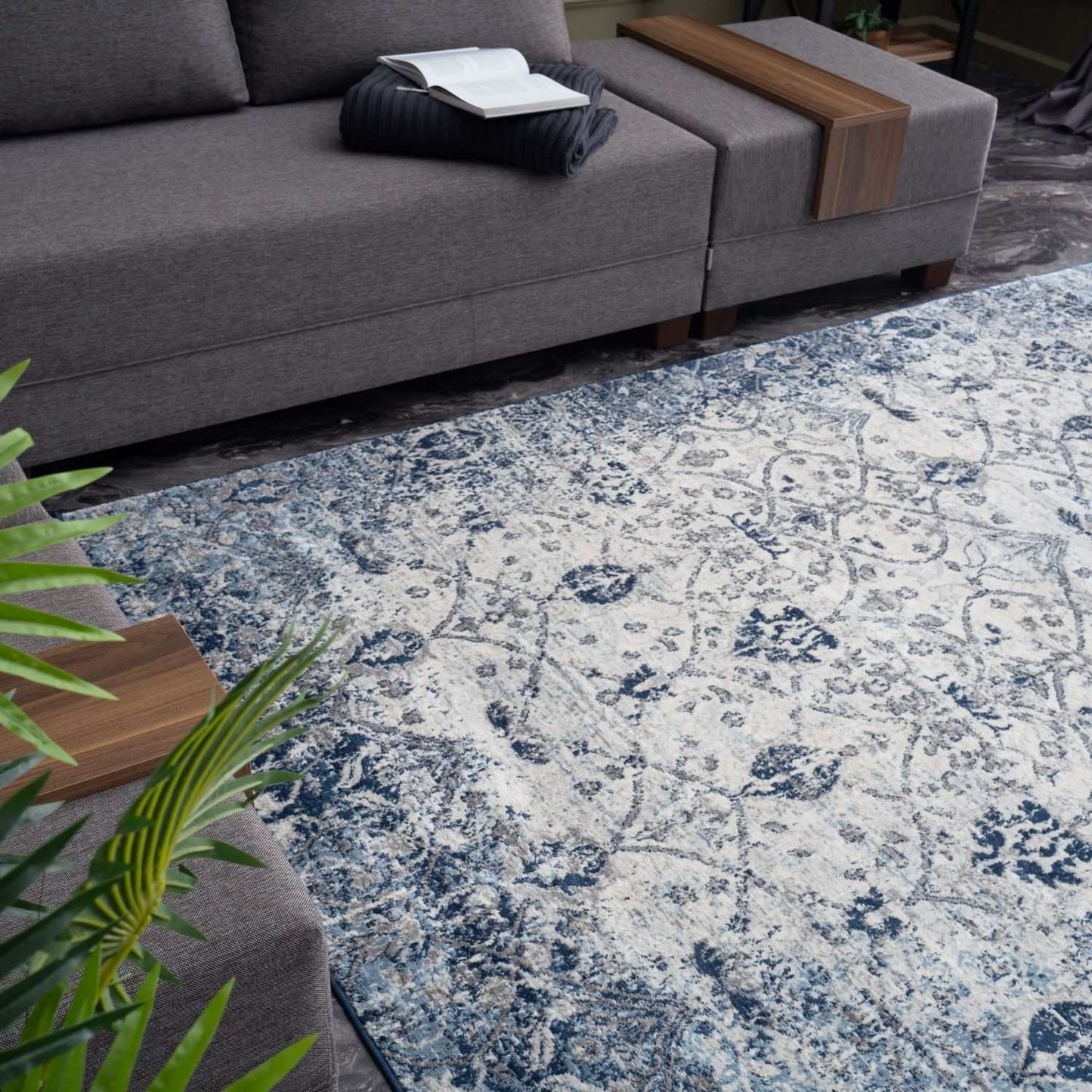 Montana Vintage Navy Rugs | 4030