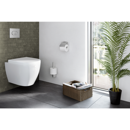 Zack Atore Brushed Stainless Steel Spare Toilet Roll Holder