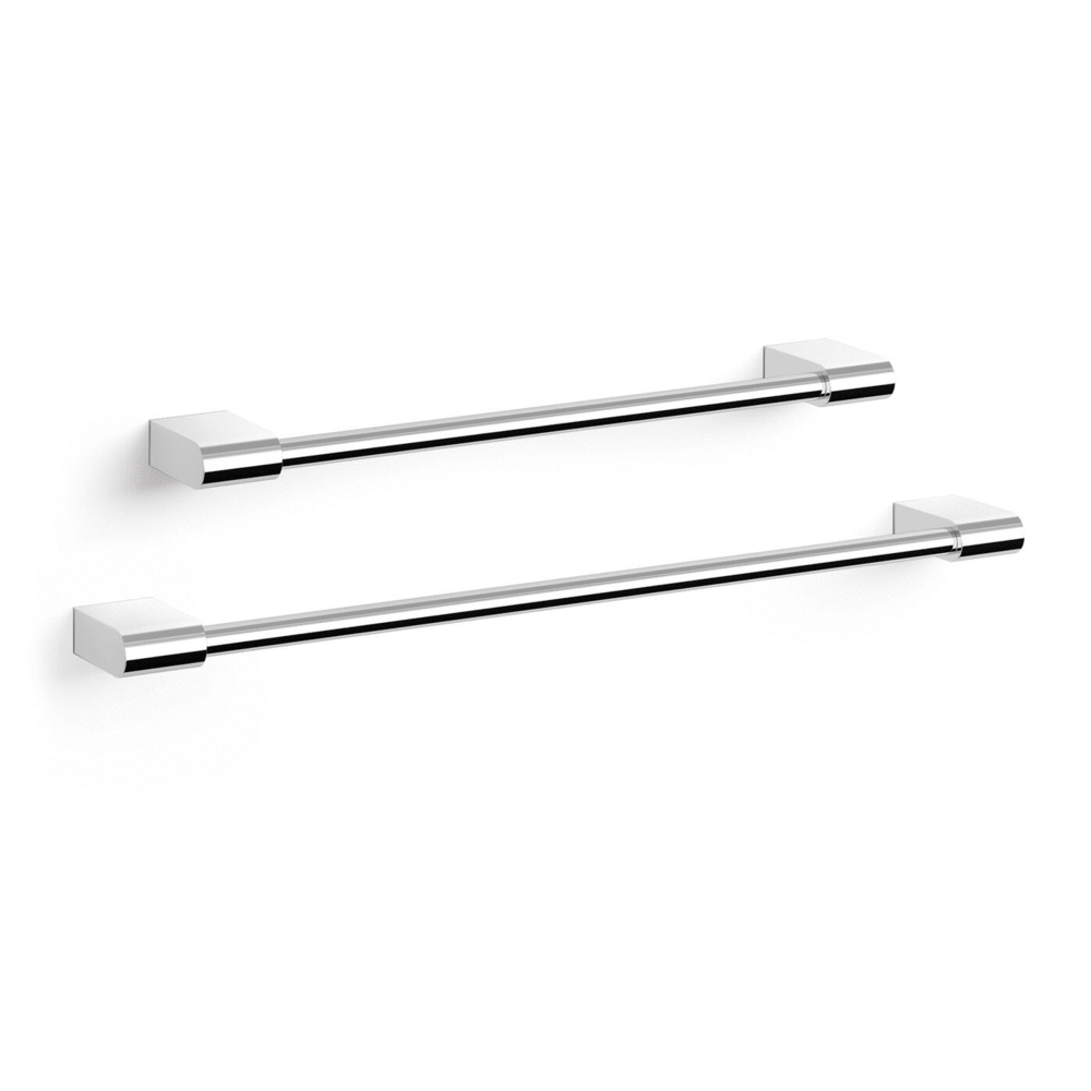 Zack Atore Polished Stainless Steel 50cm Towel Rail