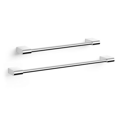 Zack Atore Polished Stainless Steel 50cm Towel Rail