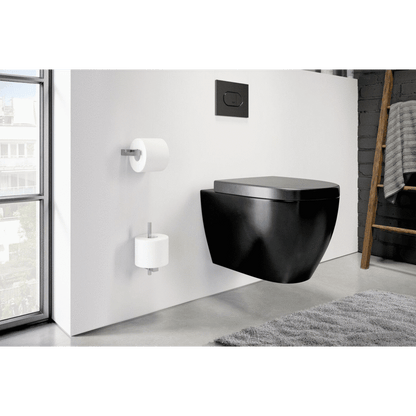 Zack Carvo Brushed Stainless Steel Toilet Roll Holder 40480