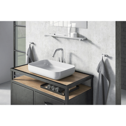 Zack Carvo Brushed Stainless Steel Double Towel/Robe Hook 40484