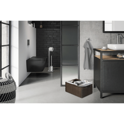 Zack Carvo Brushed Stainless Steel Toilet Butler 40488