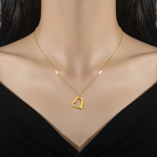 Love Heart Hollow Necklace