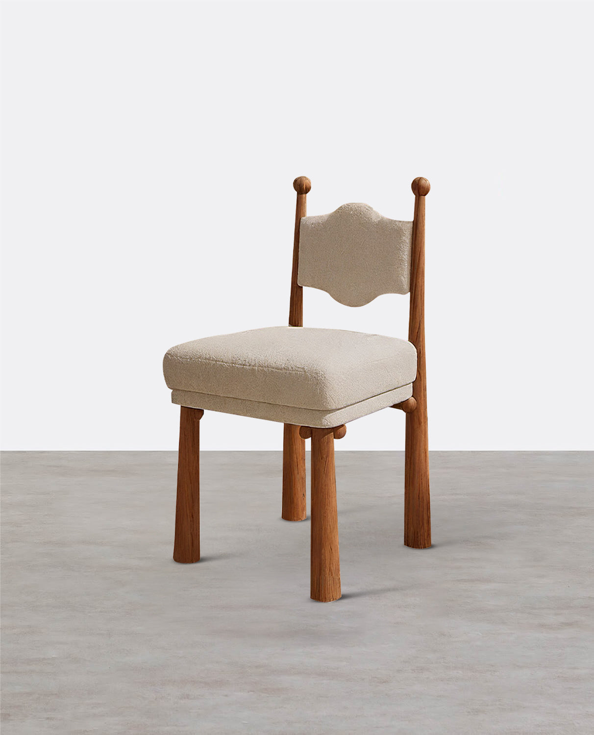 Tessa Dining Chair, Boucle