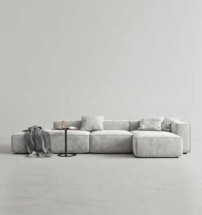Yetta Three Seater, Four Seater Sofa, Corner Sofa, Grey Velvet
