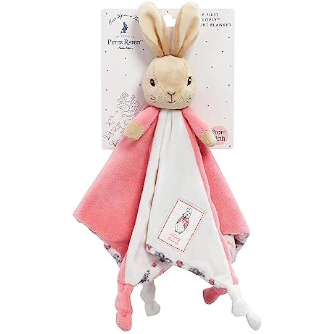 Official Beatrix Potter Flopsy Bunny Comfort Blanket - Peter Rabbit So ...