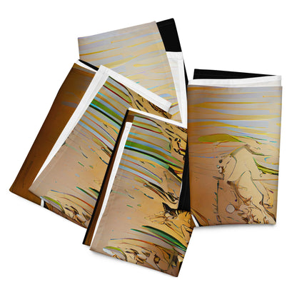 Half Black Half Gāolàng - Cloth Napkin Set