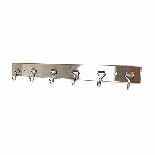 6Rack Hallway Coat Hooks Organizer Entryway Storage Solution