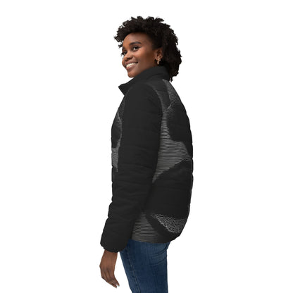 Shhh! - Womens Puffer Jacket - iSAW Company