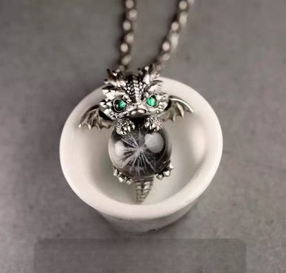 Dragon Spiritual Rain & Ink Realm Necklace