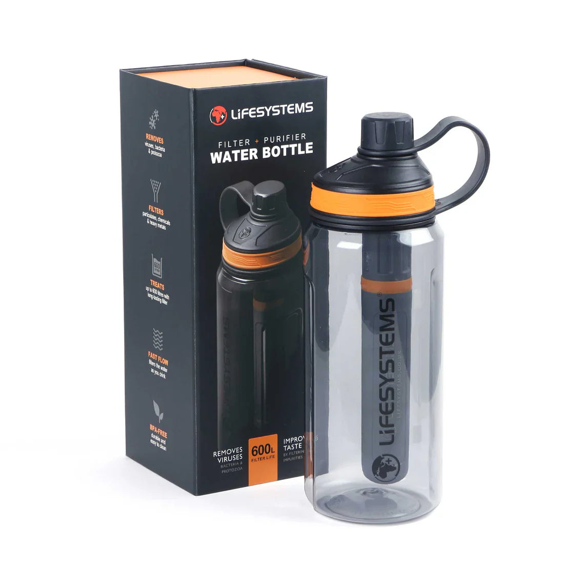 Lifesystems Water Filter Purifier 1 litre Bottle