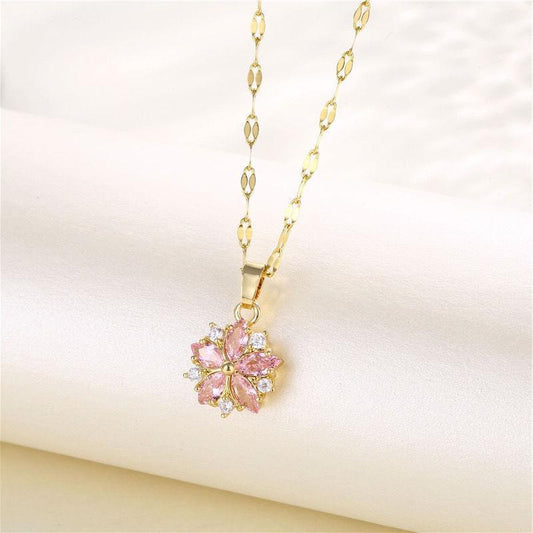 Crystal Snowflake Necklace