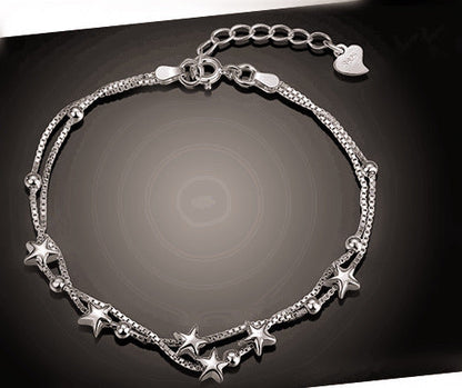 Silver Star Bracelet