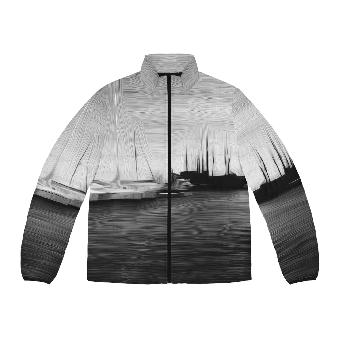 The Sleeping Yachts (at Night) - Mens Puffer Jacket