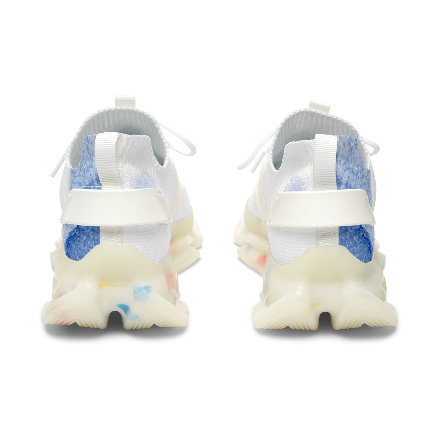 Watercolour Blue Splash - Womens Street Sneakers