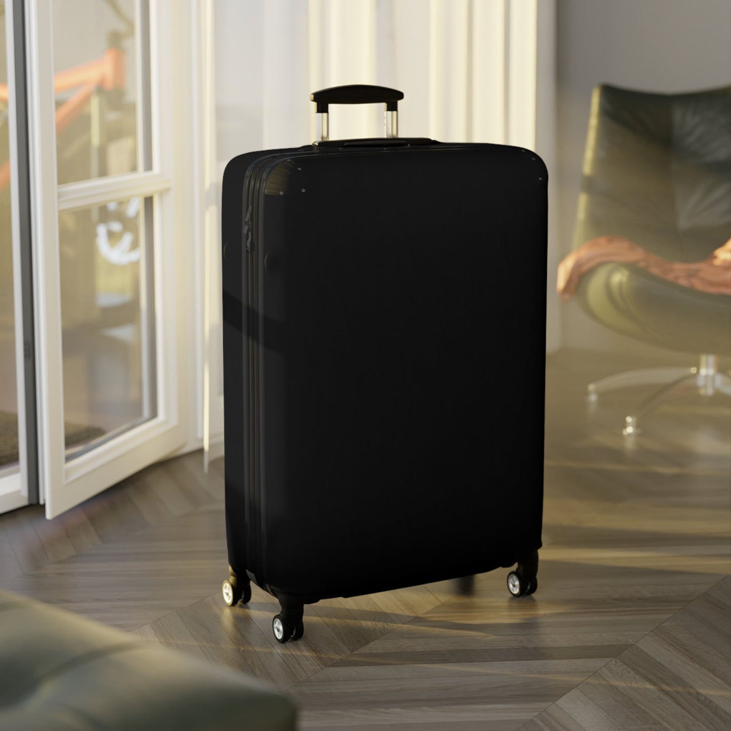 iSAW Black Protective Suitcase Cover