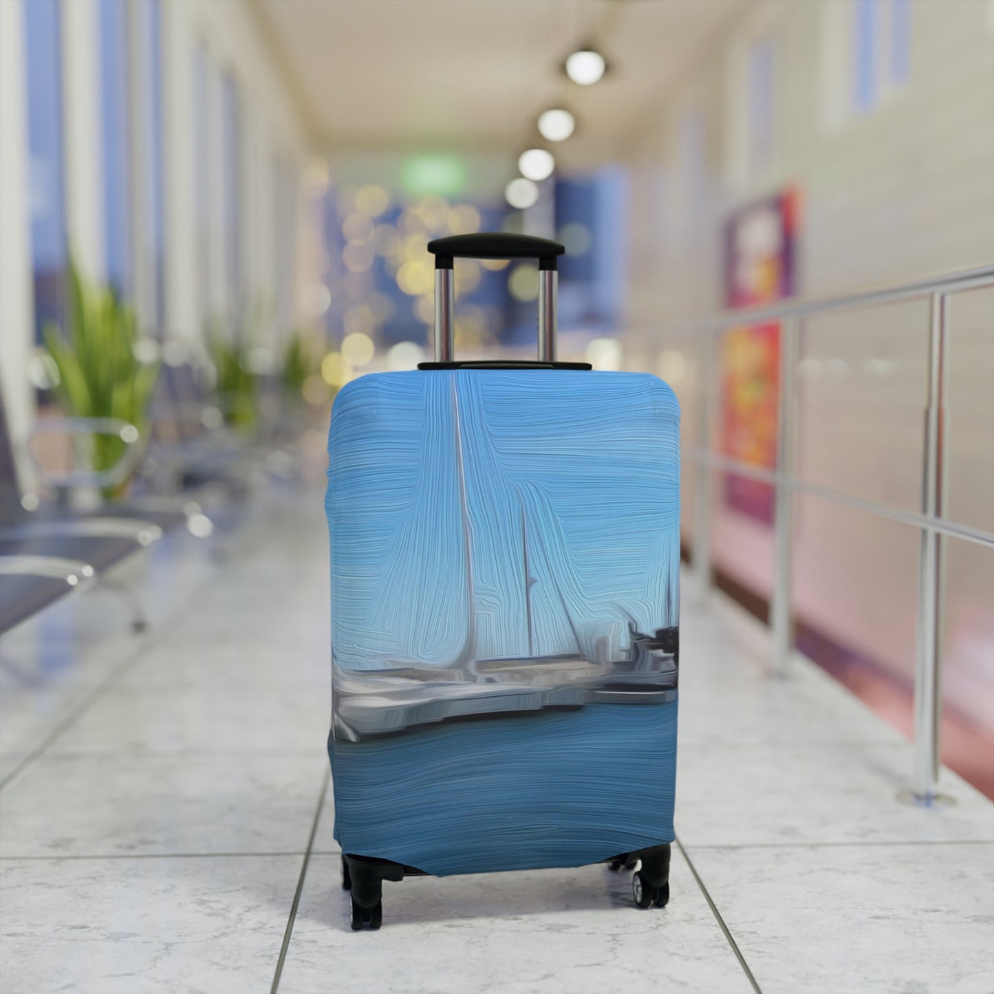 The Sleeping Yachts (at Morning) – Protective Suitcase Cover