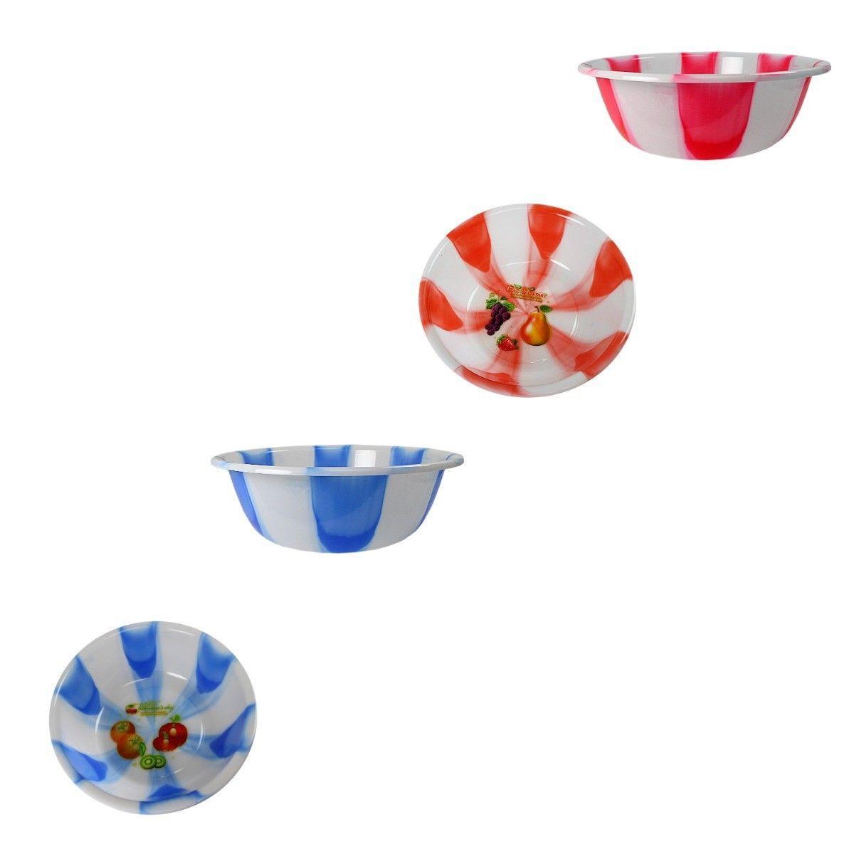 Vibrant Tie Dye Print Plastic Kitchen Bowls for Stylish Kitchen Decor