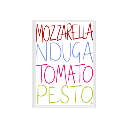 Italian Lovers | Relatable Homely Witty Kitchen Wall Art Print