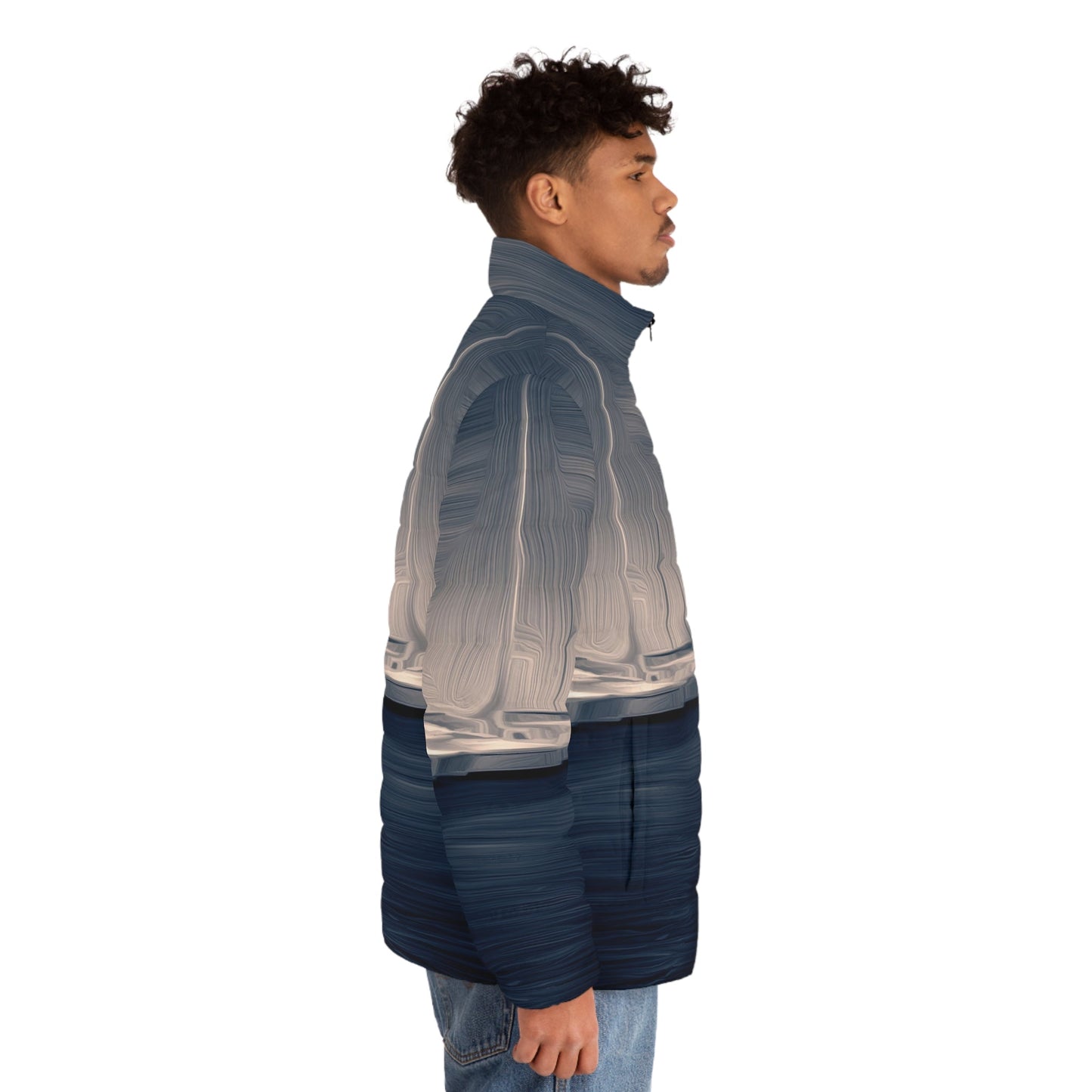 The Sleeping Yachts (at Sunrise) - Mens Puffer Jacket