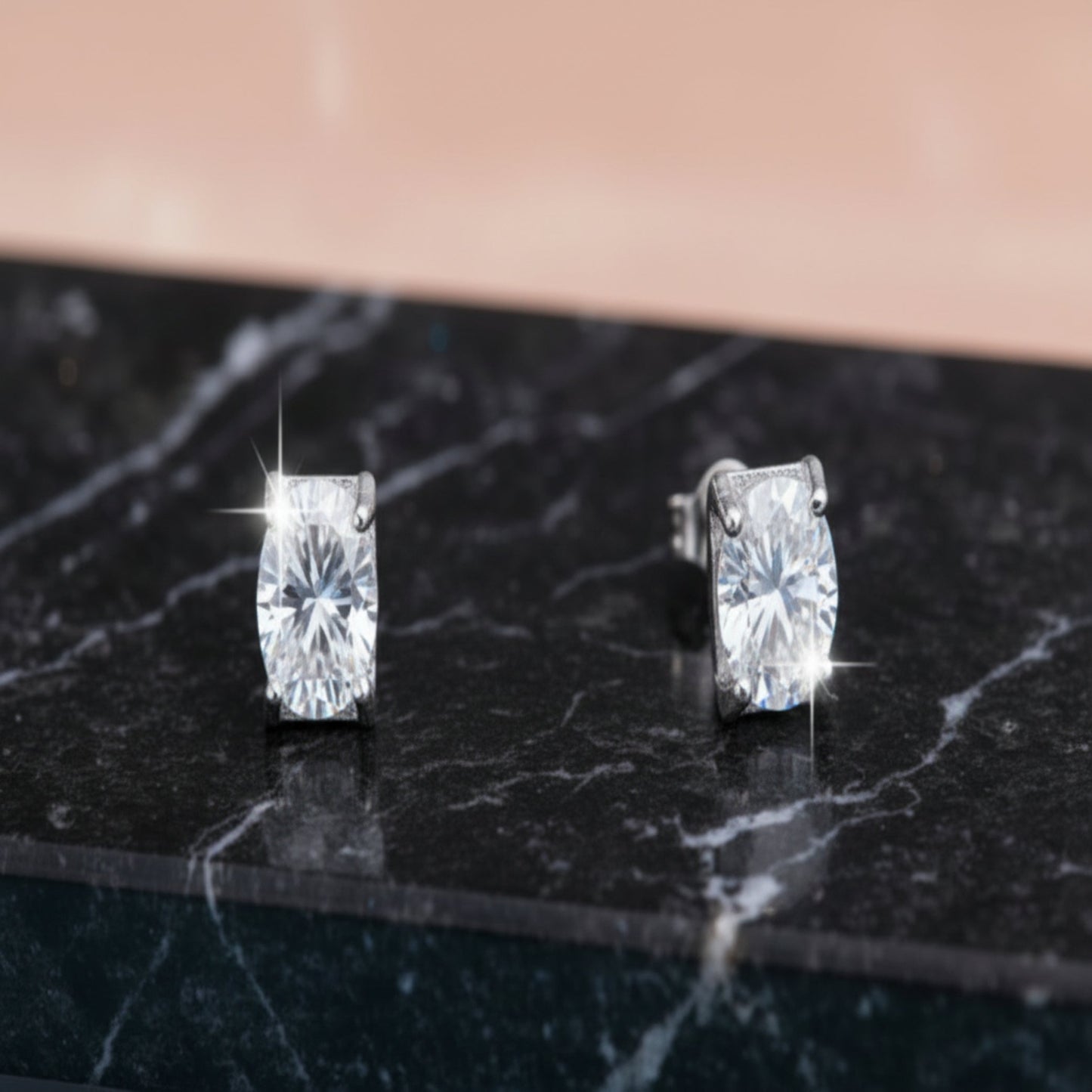 Women's Solid Silver Modern Earrings – Fashionable Minimalist Jewelry, Lightweight & Elegant
