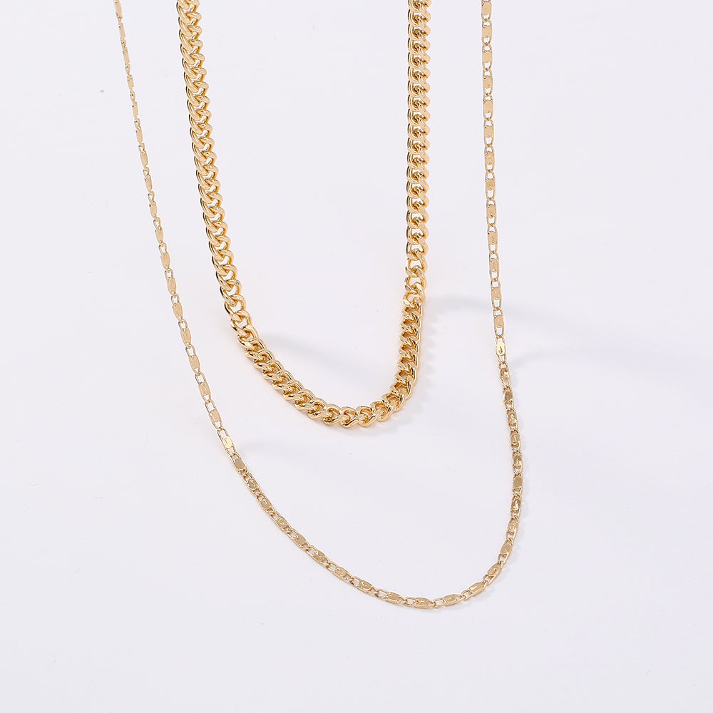 Multi-Layer Gold Choker Necklace