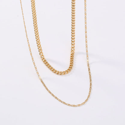 Multi-Layer Gold Choker Necklace