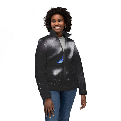 In The Quiet of Your Mind - Womens Puffer Jacket