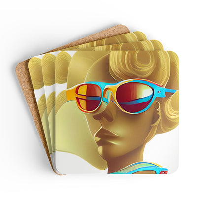 Retro Cool White - Coaster Set - iSAW Company