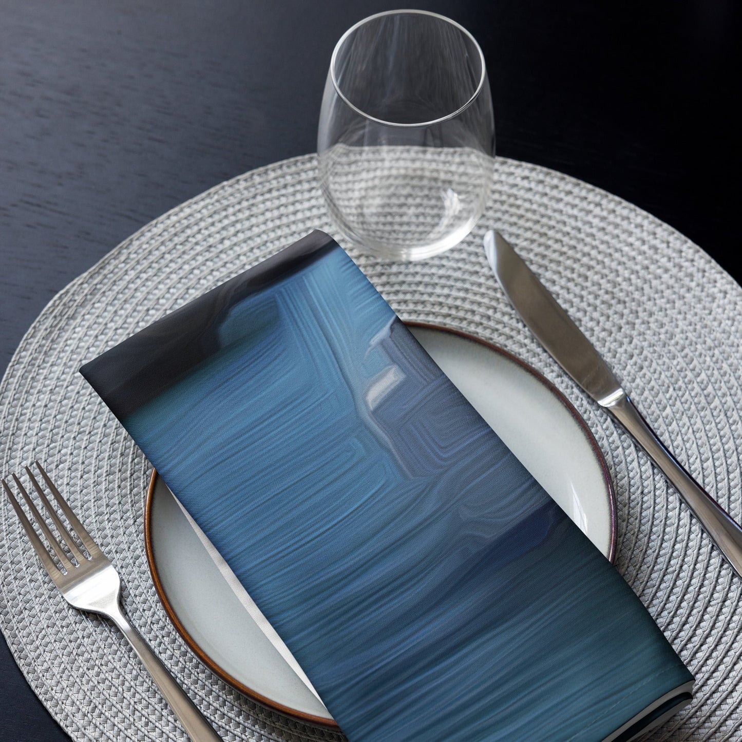 The Sleeping Yachts (at Morning) - Cloth Napkin Set