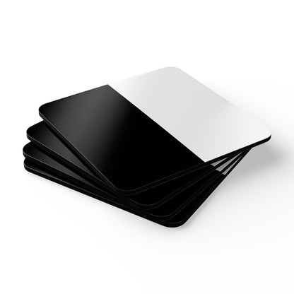 Half Black Half White - Coaster Set