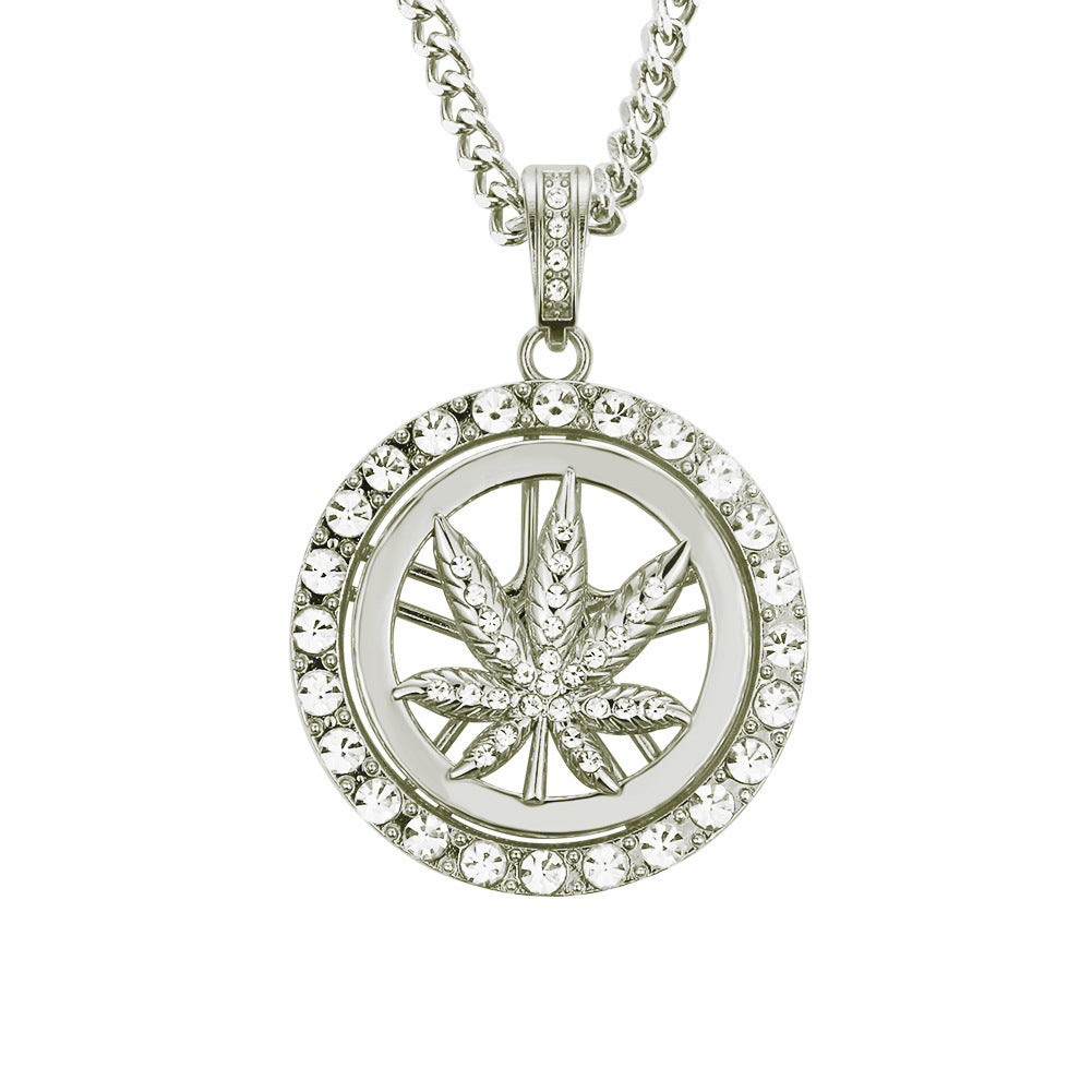 Maple Leaf Turntable Chain Necklace