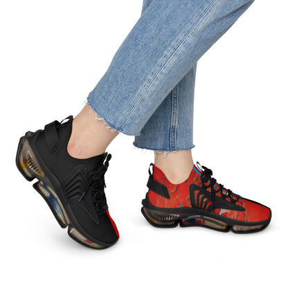 Half Black Half Hónghǎi - Womens Street Sneakers