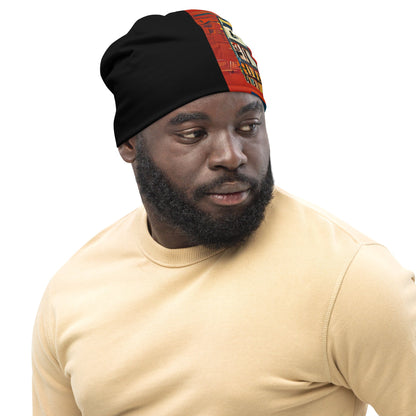 Half Black Half Hónghǎi - Beanie