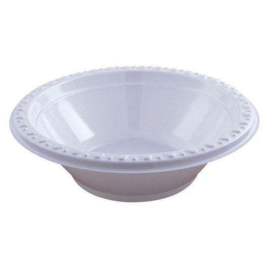 20Pack Disposable 6Inch Plastic Bowls for Catering Parties