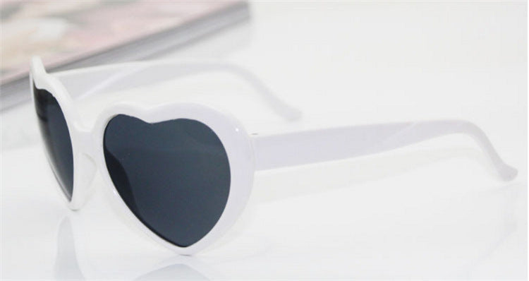Heart-Shaped Light Diffraction Glasses