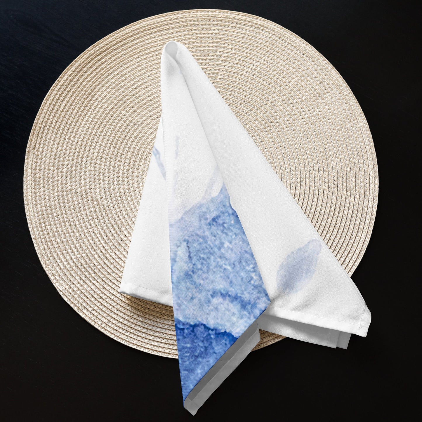 Watercolour Blue Splash - Cloth Napkin Set