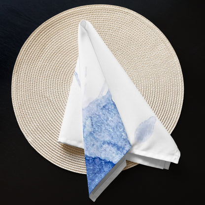 Watercolour Blue Splash - Cloth Napkin Set